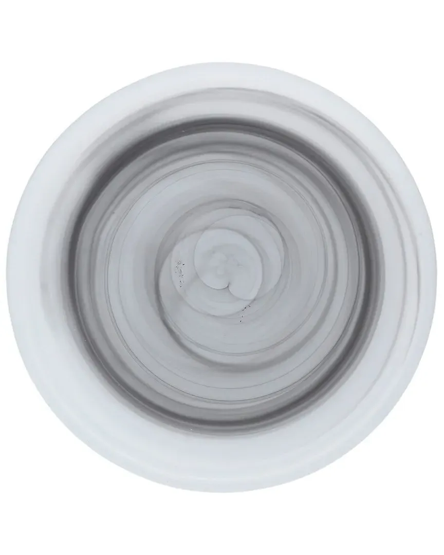 La Jolla Set of 4 Salad Plates - Grey, Glass