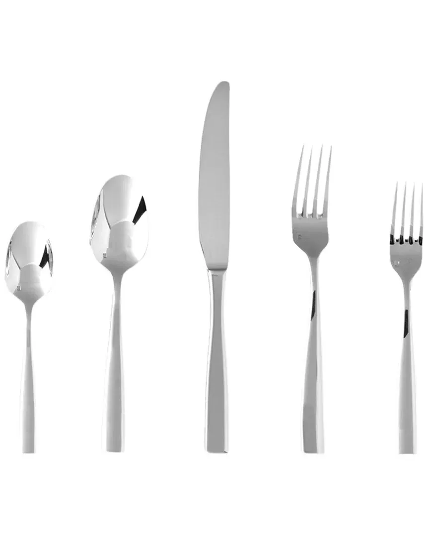 Lucca 5-Piece Place Setting - Silver, Stainless Steel image