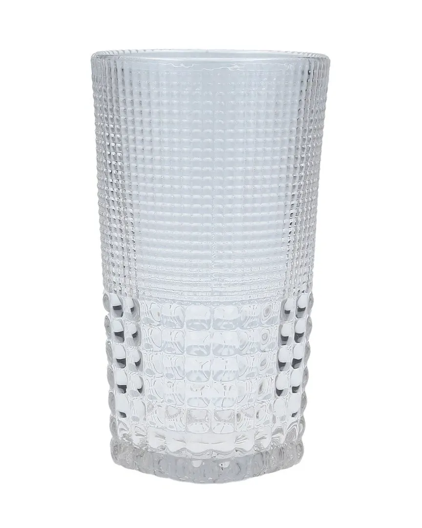 Malcolm Set of 6 Iced Beverage Glasses - Clear, Glass