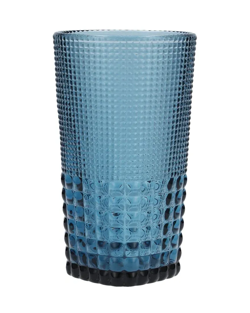Malcolm Set of 6 Iced Beverage Glasses - Cornflower, Glass