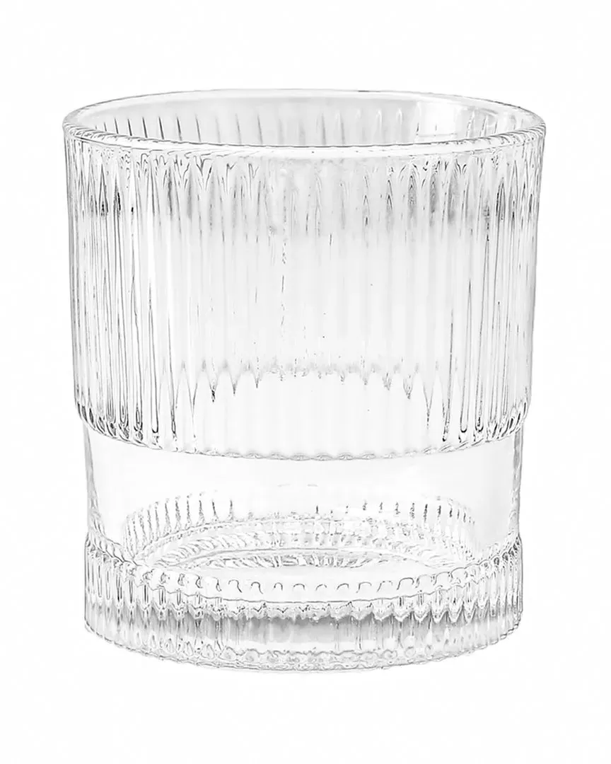 Noho Set of 4 Double Old Fashioned Glasses - Clear, Glass image