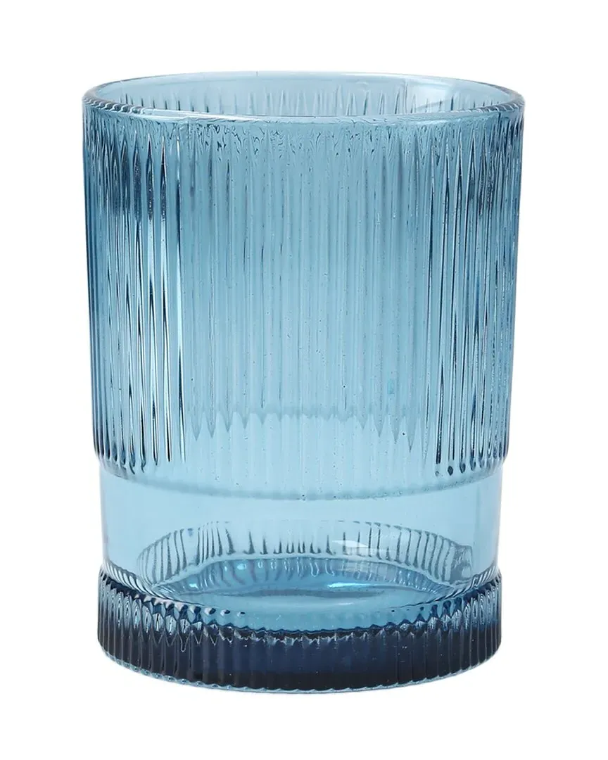 Noho Set of 4 Iced Beverage Glasses - Cornflower, Glass