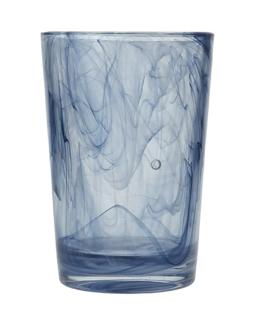 Set of 6 Swirl Iced Beverage Glasses - Ink image