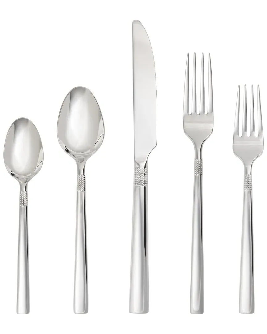 Sonia 5-Piece Flatware Set - Silver, Stainless Steel image