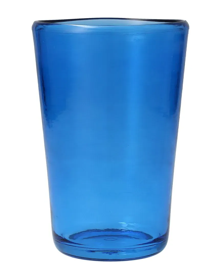 Veranda Set of 6 HiBall Glasses - Sky Blue, Copolyester