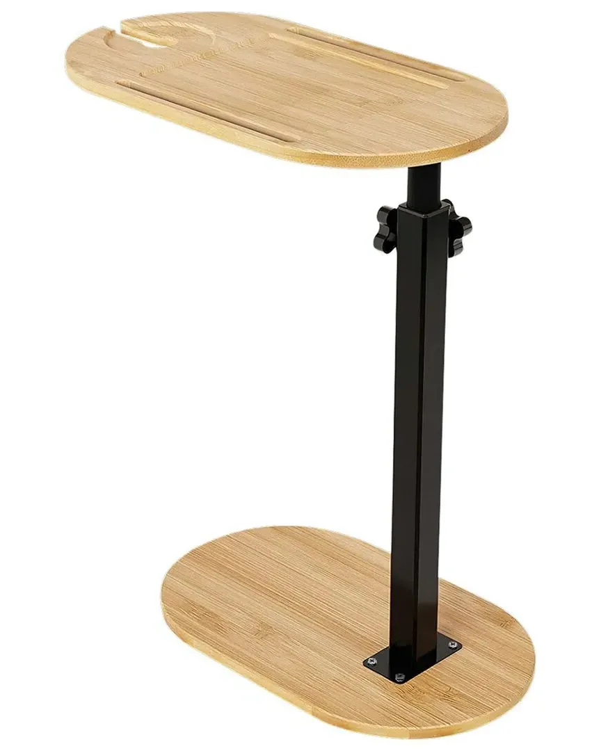 Adjustable Bathtub Tray Table - Wood image