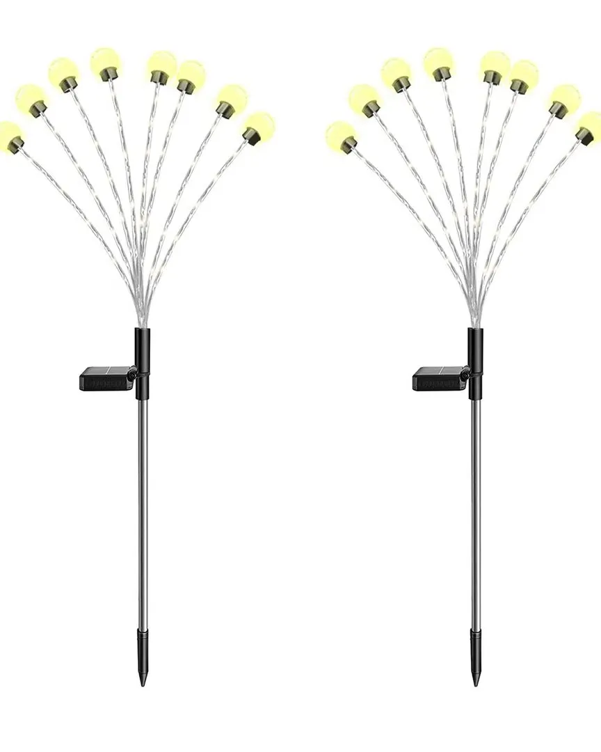 iMounTEK 2pc Solar Firefly Lights - Warm White image