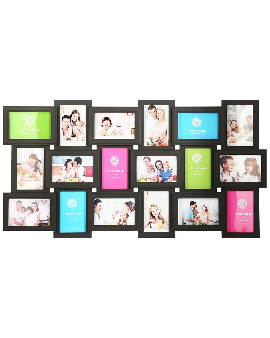 iMounTEK Collage Photo Frame for 4x6 Photos - Black