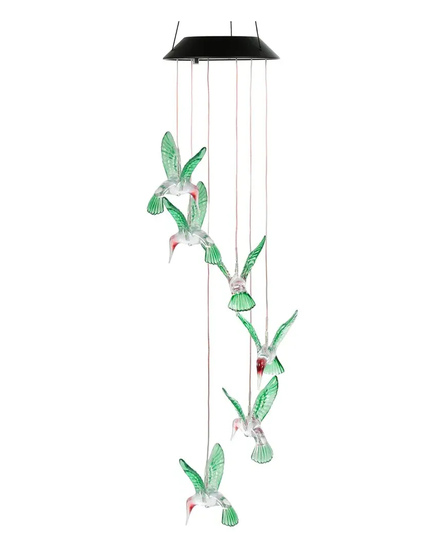 Solarek LED Solar Hummingbird Wind Chime - Multi-Color image