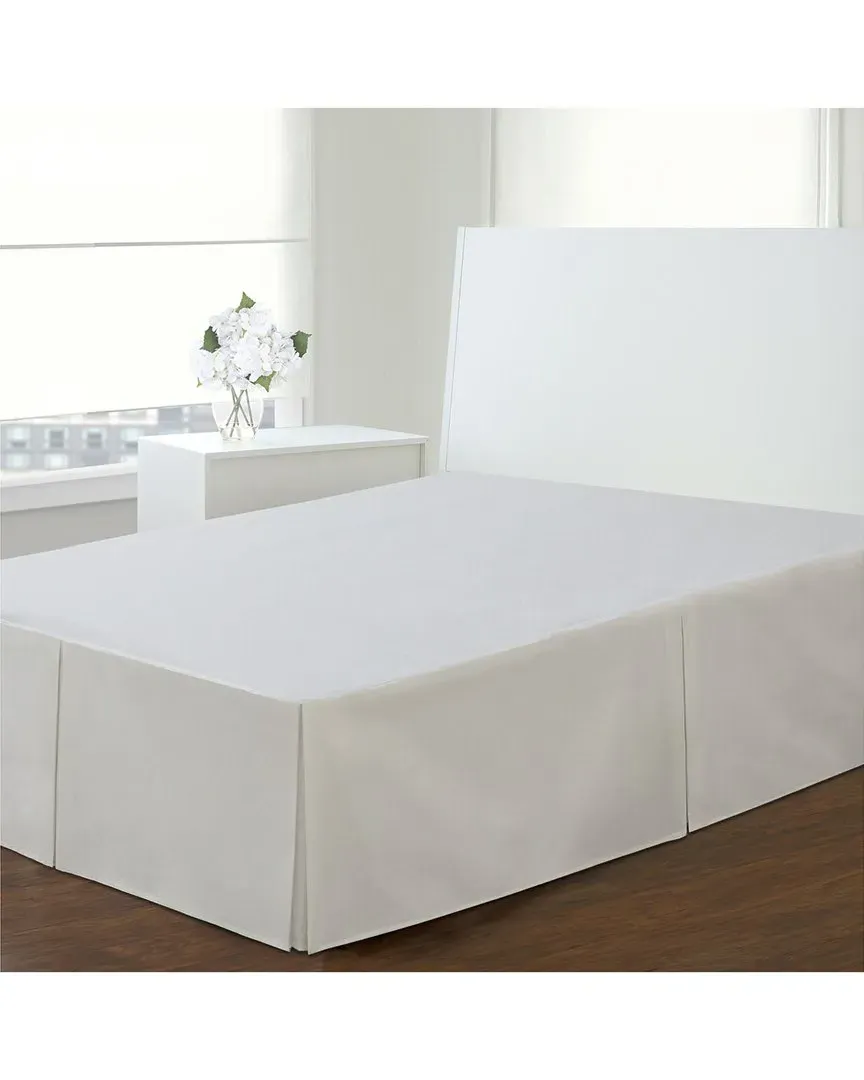 Fresh Ideas Poplin Tailored Bed Skirt - Black image