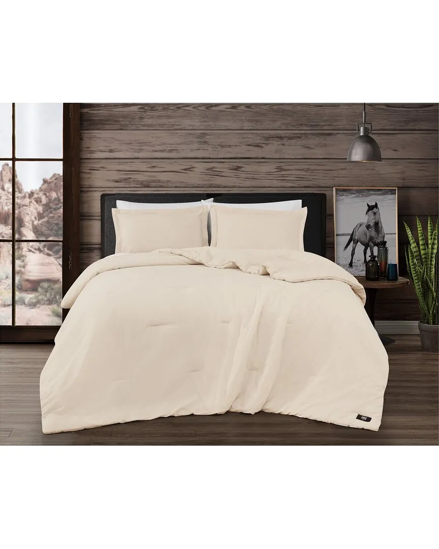 Vintage Washed Cotton Comforter Set - Natural