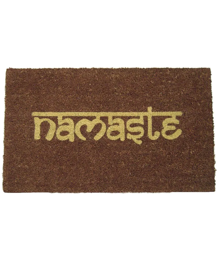 Coir Namaste Door Mat - Multicolor