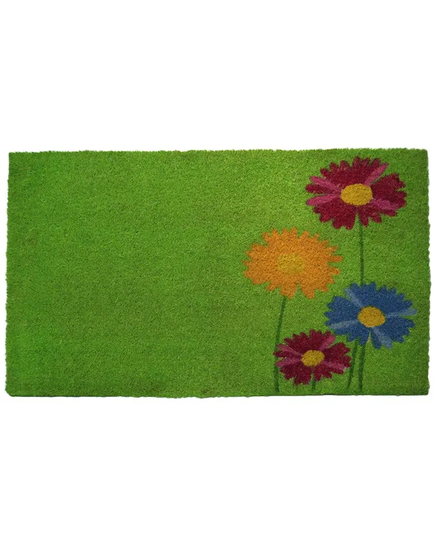 Coir Spring Blossoms Welcome Mat - Multicolor image