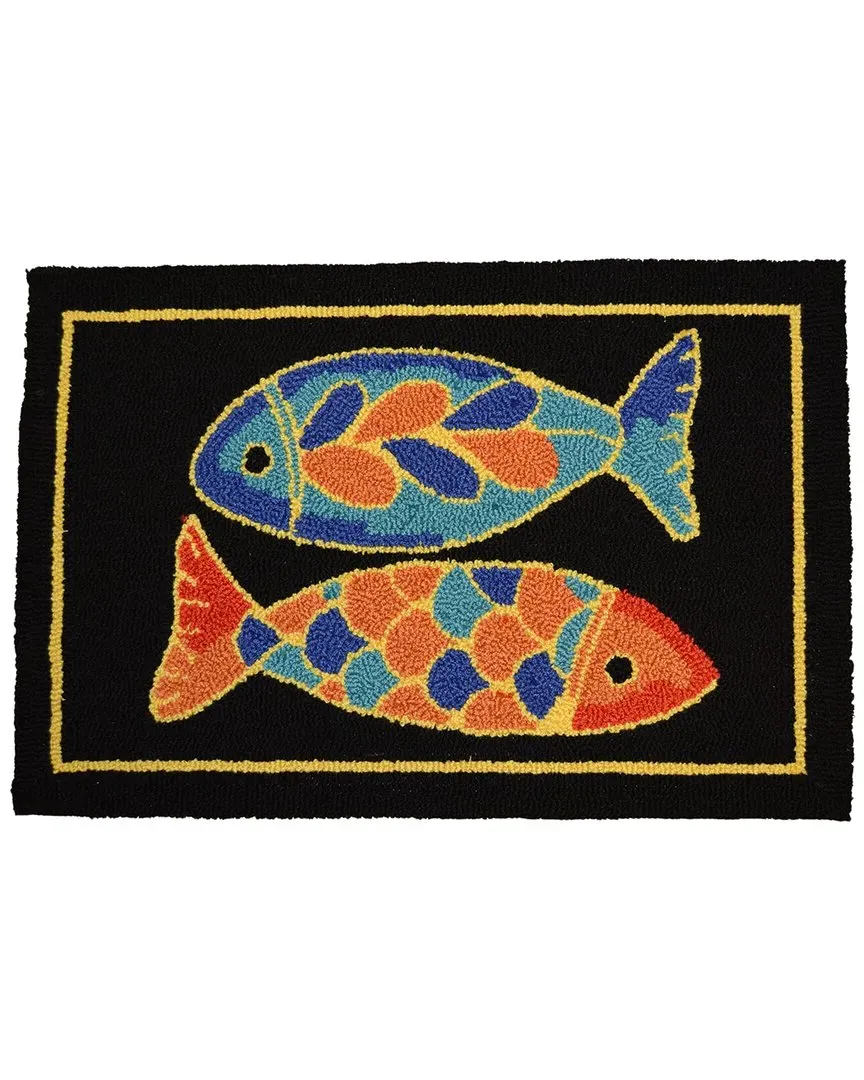 Geo Crafts Colorful Fish Welcome Mat - Multicolor, Coir image