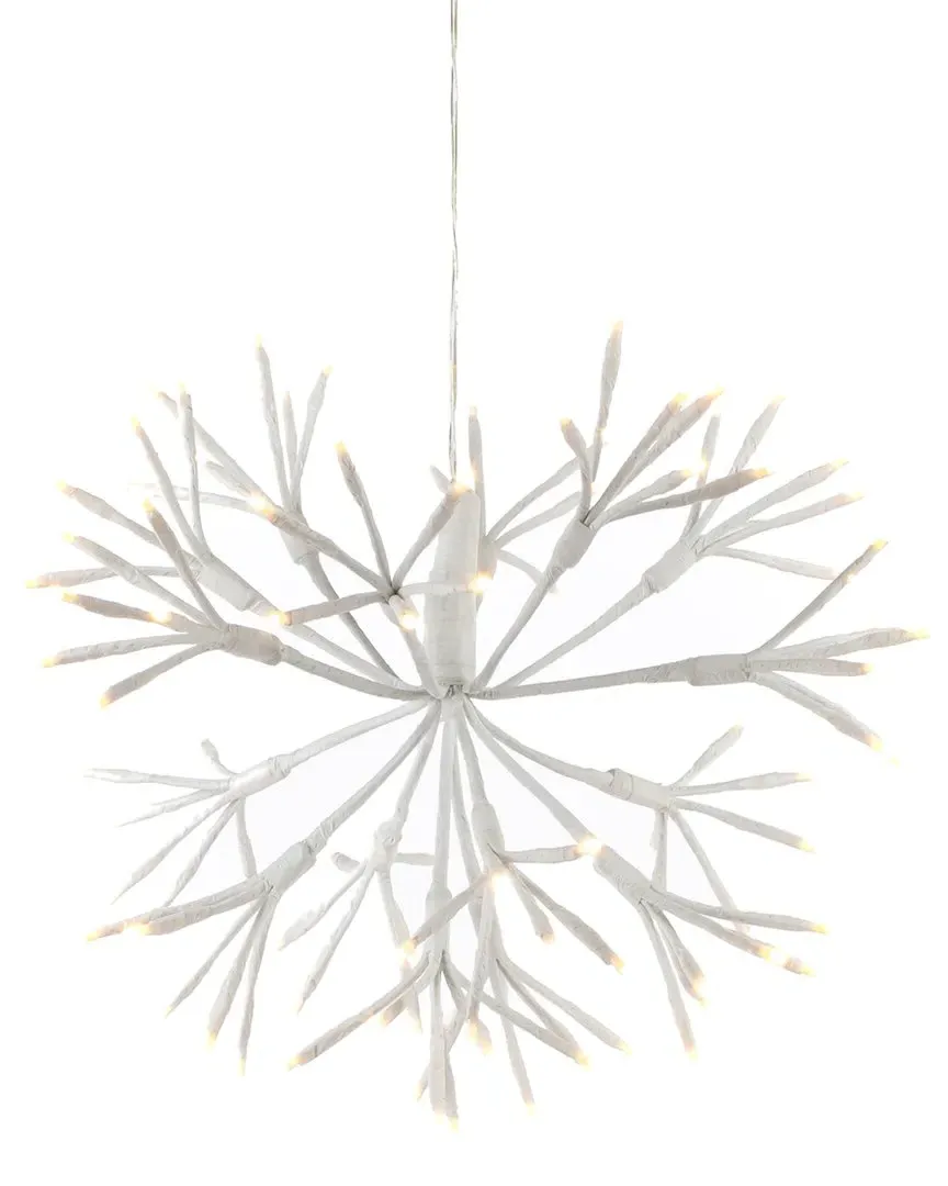 Everlasting Glow 11.8in LED Starburst Hanging Lights - Warm White