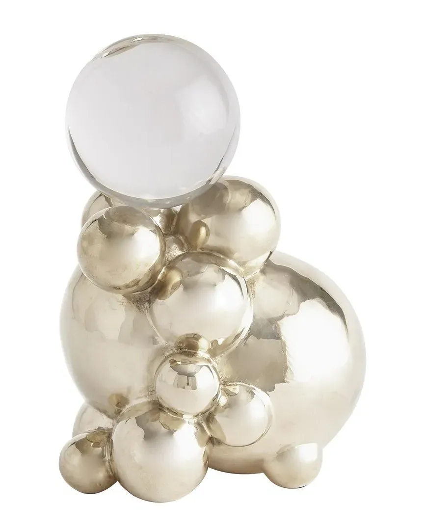 Decorative Bubble Orb Holder - Nickel