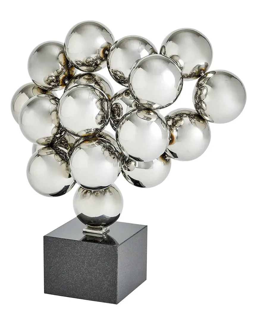 Decorative Sphere Sculpture - Black image