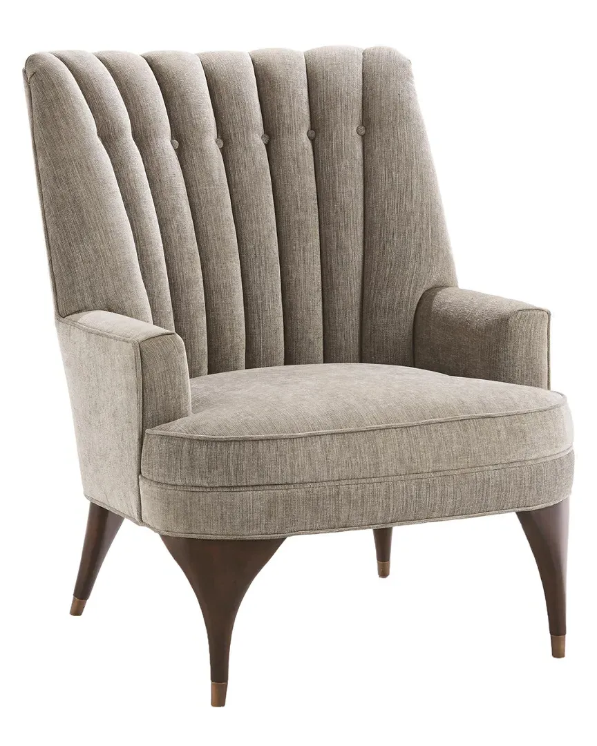 Duncan Chair - Grey, Walnut image