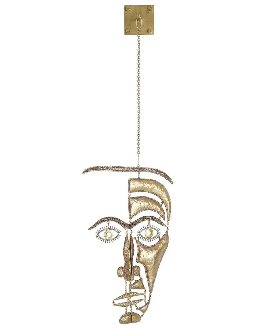 Face Mobile Wall Art - Brass image