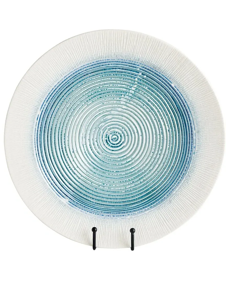 Ribbed Charger Plate - White, Ceramic image