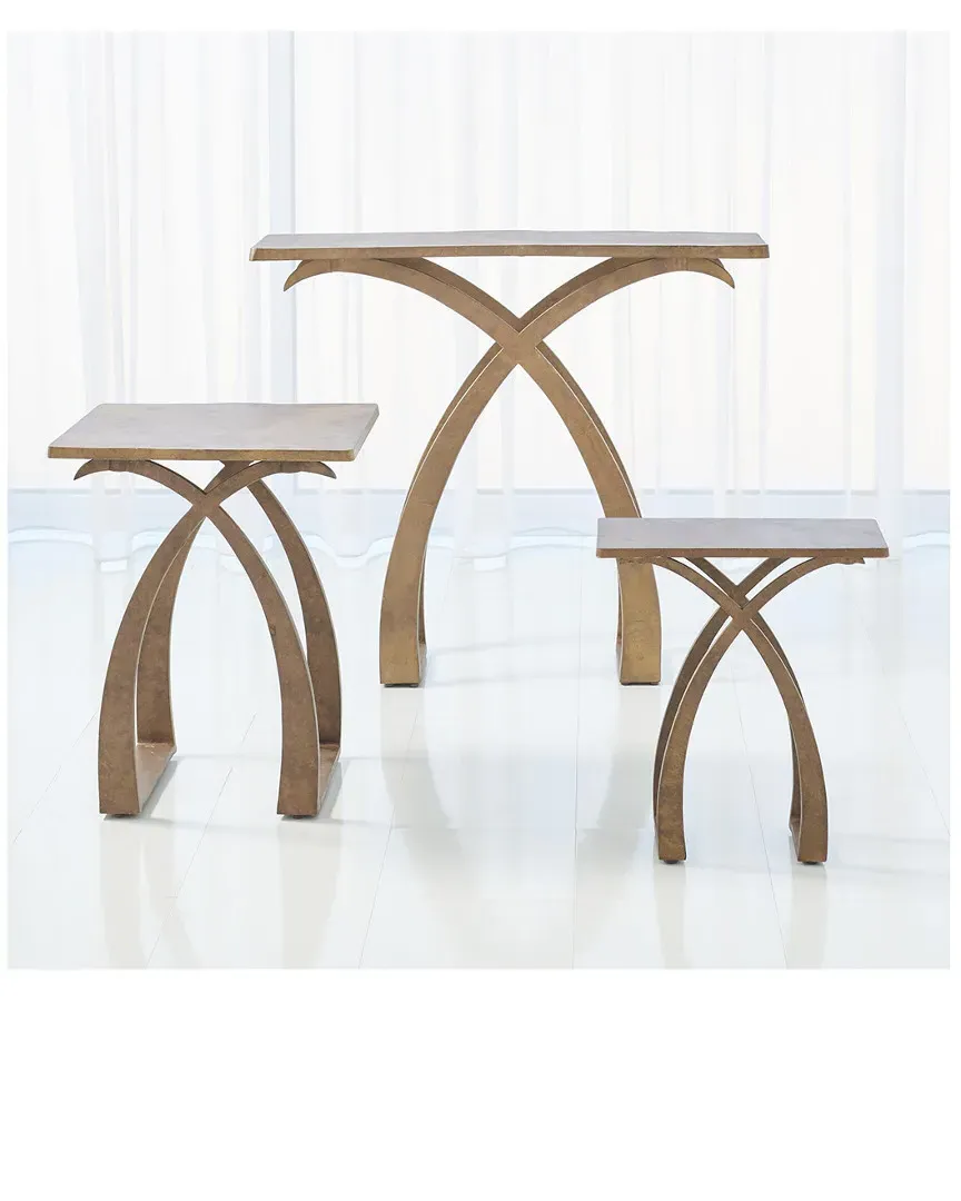 Saigon Console Table - Antique Brass, Aluminum image