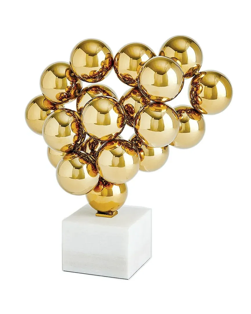 Sphere Sculpture - Brass, Marble image