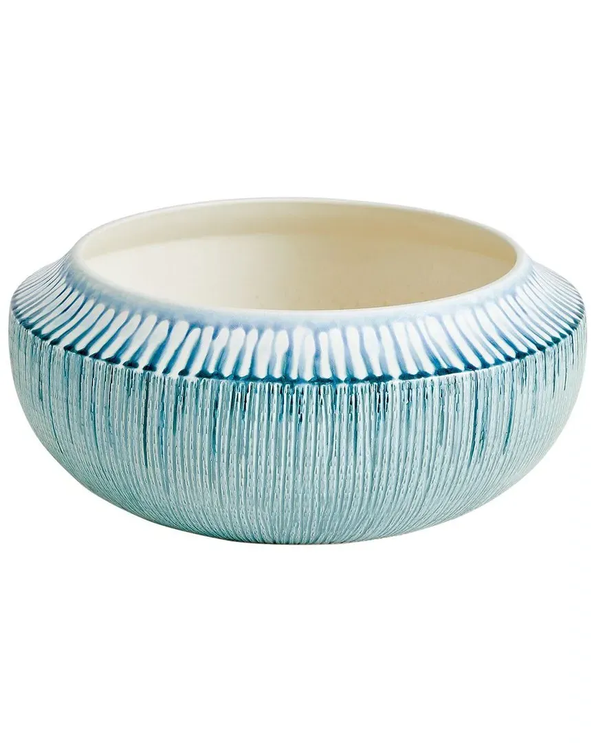 Striped Flair Bowl - Blue, Ceramic