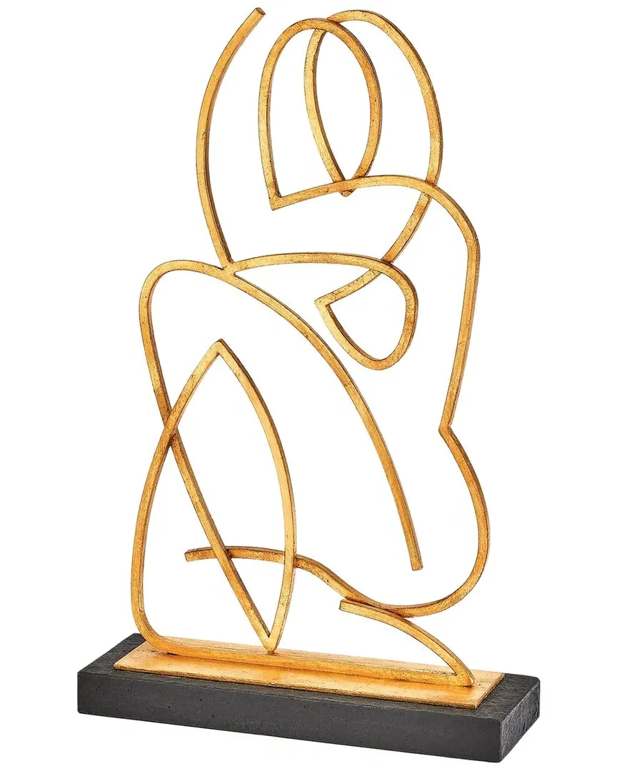 Wire Madonna Sculpture - Gold Leaf, Iron image