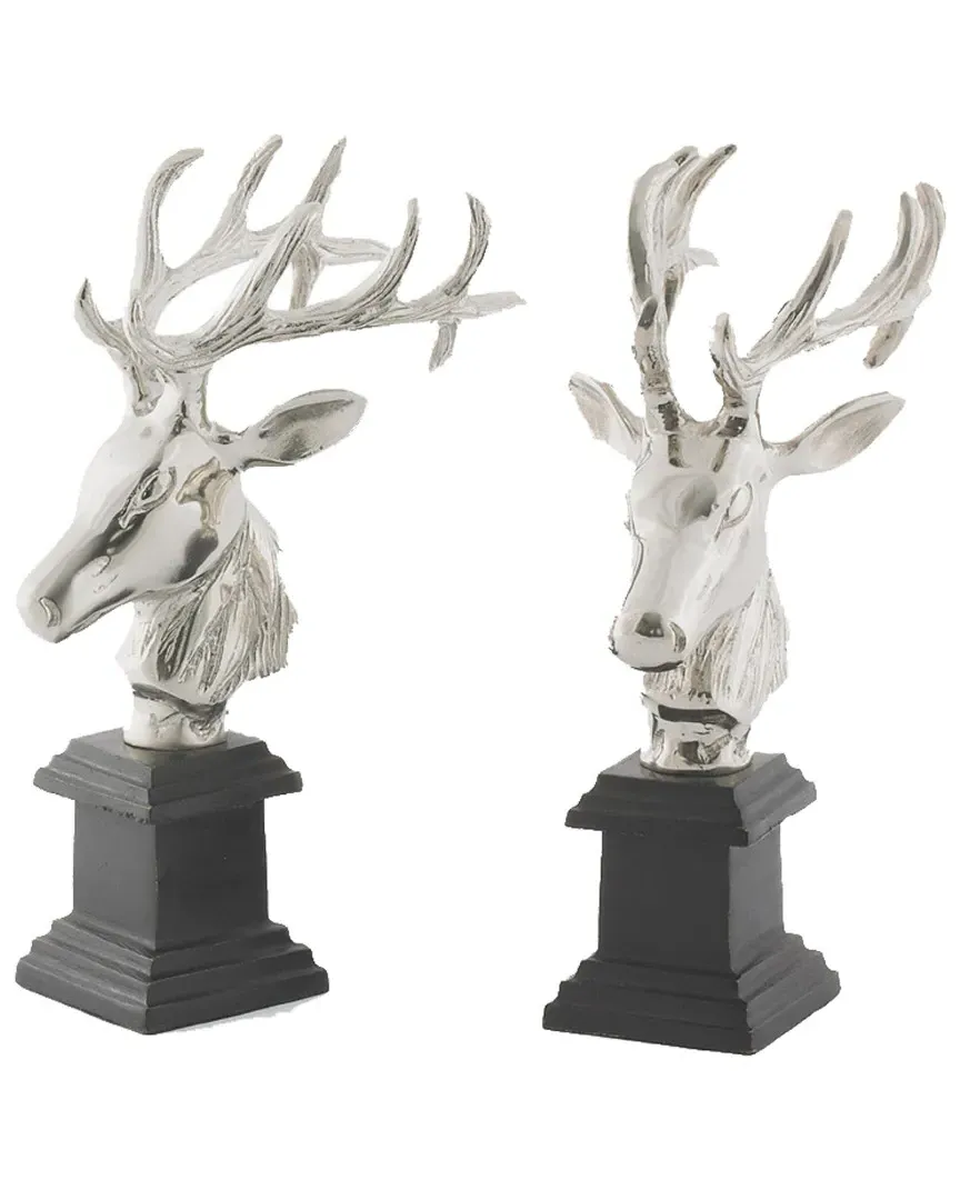 Hunt Bookends Set of 2 - Silver, Wood image