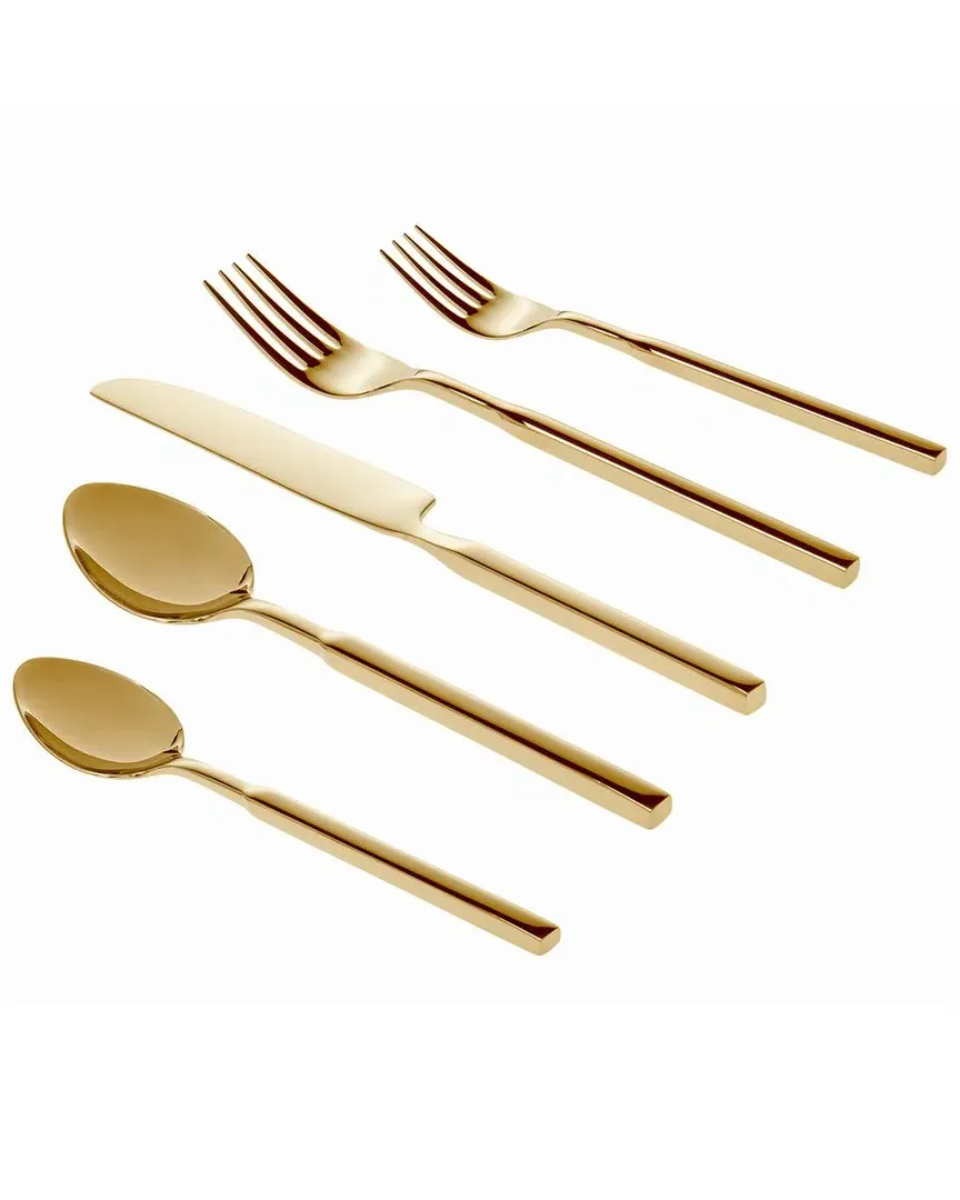 18/10 Cubit 20pc Flatware Set - Gold, Stainless Steel