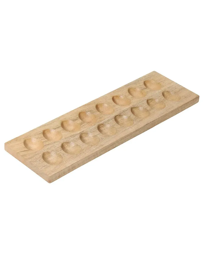 Ashley Reversible Rectangle Egg Tray & Cutting Board - Natural image