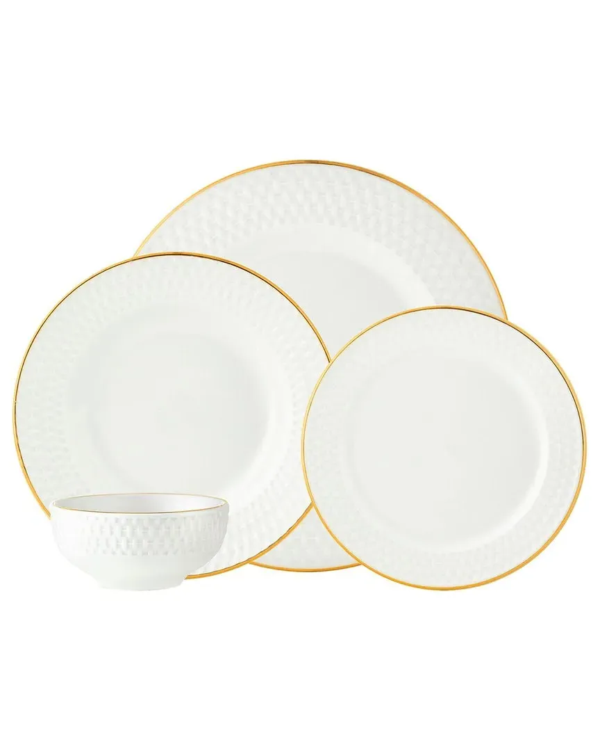 Avea 16pc Dinnerware Set - White, Porcelain
