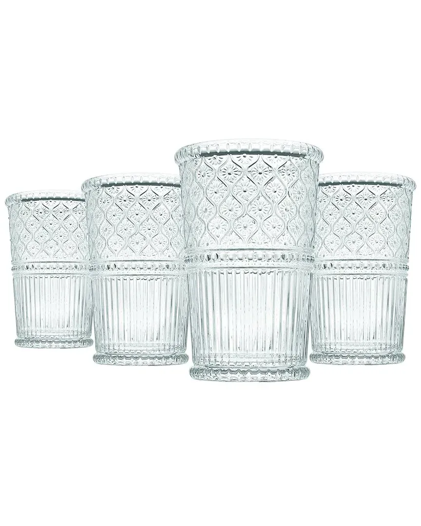 Claro Set of 4 Tumblers - Clear, Crystal image