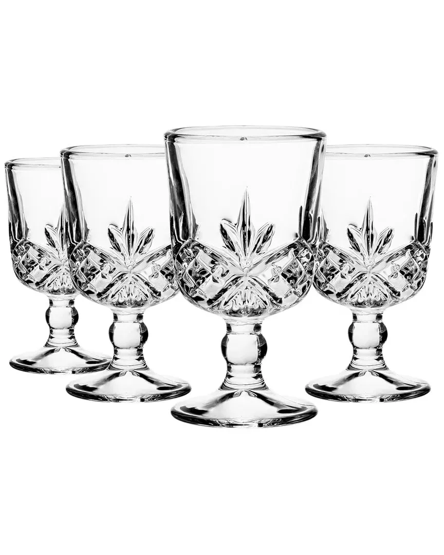 Dublin Crystal Cordials Set of 4 - Clear