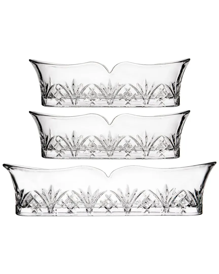Dublin Flatware Caddies Set of 3 - Clear, Crystal