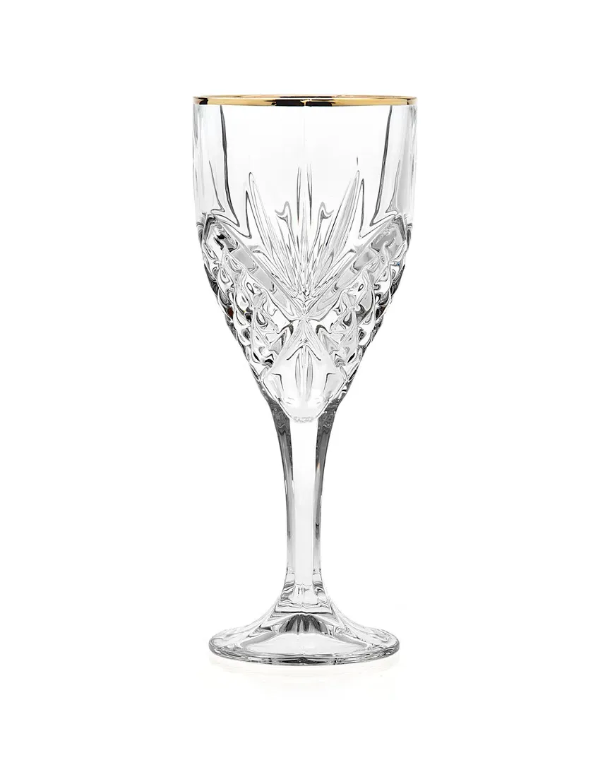 Dublin Set of 4 Goblets - Gold, Crystal