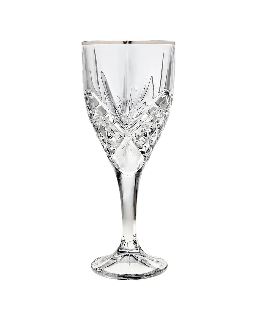Dublin Set of 4 Goblets - Platinum, Crystal image