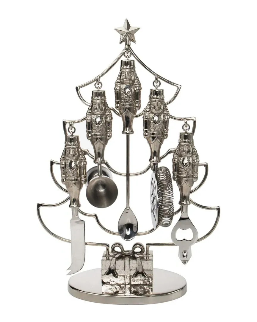 Godinger Nutcracker Bar Tools Set - Silver, Stainless Steel image