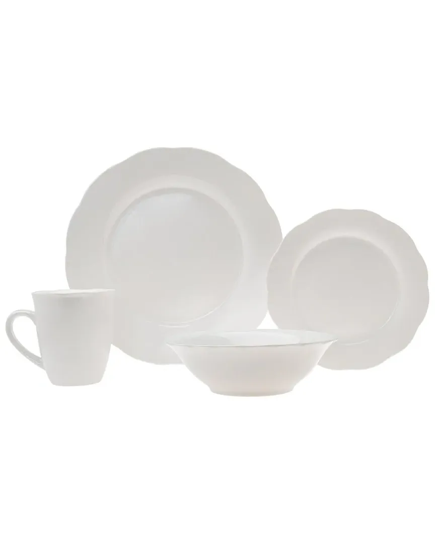 Inglenook 16-Piece Dinnerware Set - White, Porcelain image