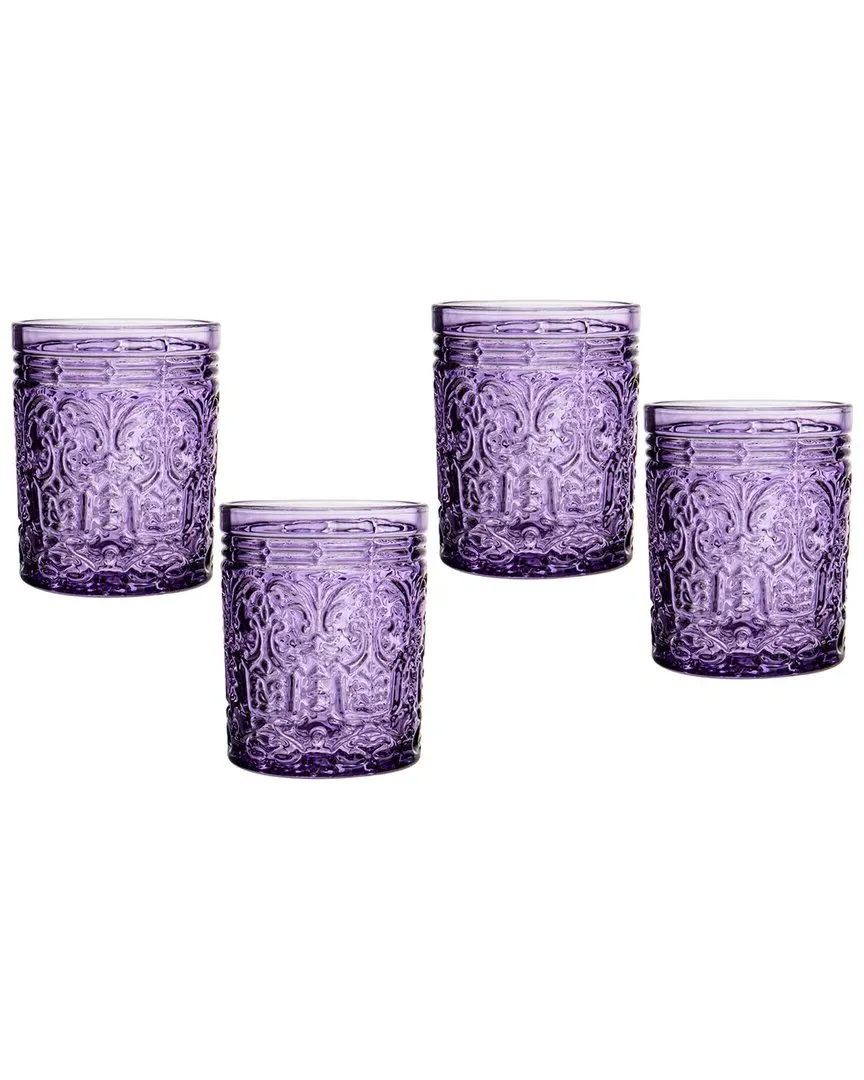 Jax DOF Glasses Set of 4 - Grape, Crystal image