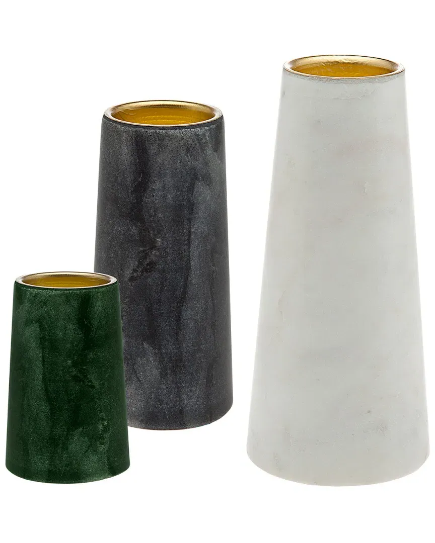 Marble Votive Holder Set - Multi