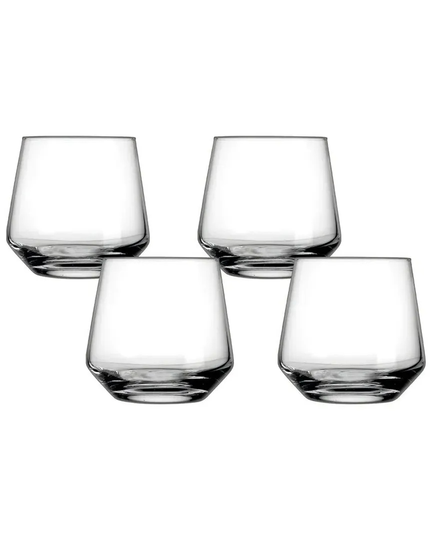 Marmont Double Old Fashion Glasses Set of 4 - Clear image