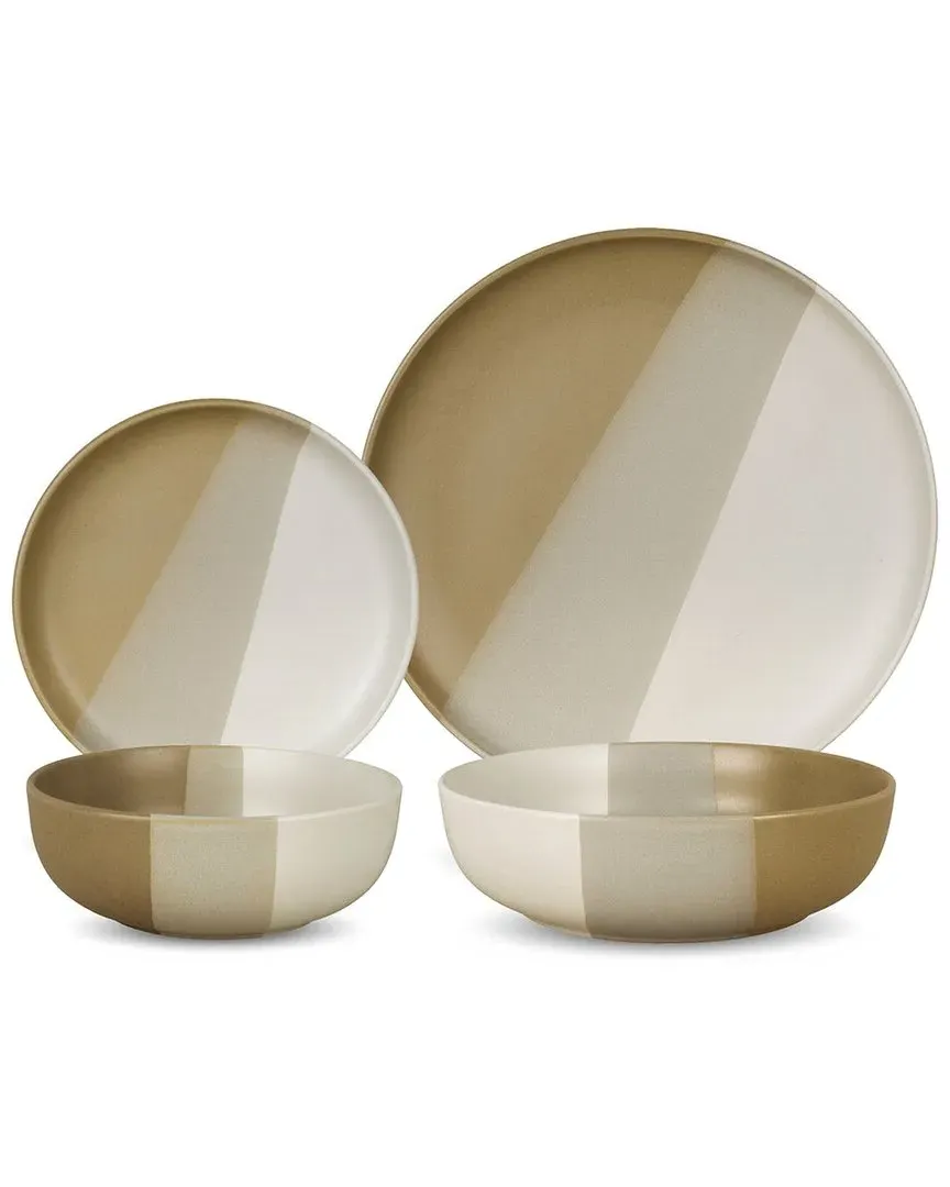 Piermont 16pc Dinnerware Set - Multicolor, Stoneware