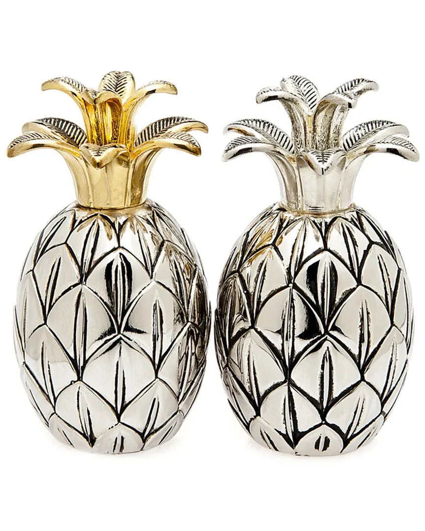 Pineapple Salt & Pepper Shakers - Silver image