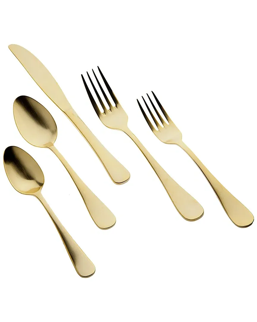Regal Mirrored 20pc Flatware Set - Silver, Stainless Steel image