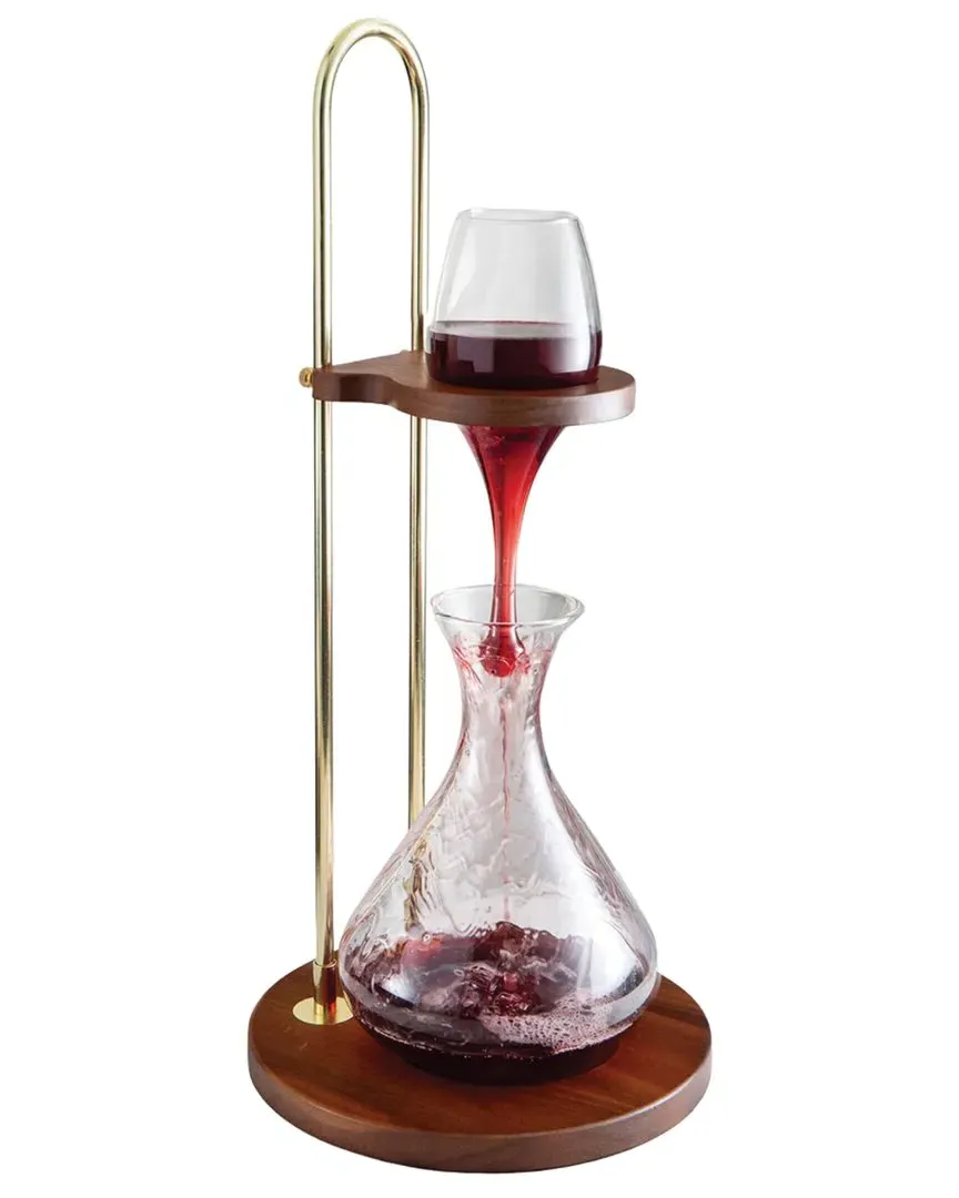 The Somm's Embrace Wine Aerator & Carafe Station - Clear image