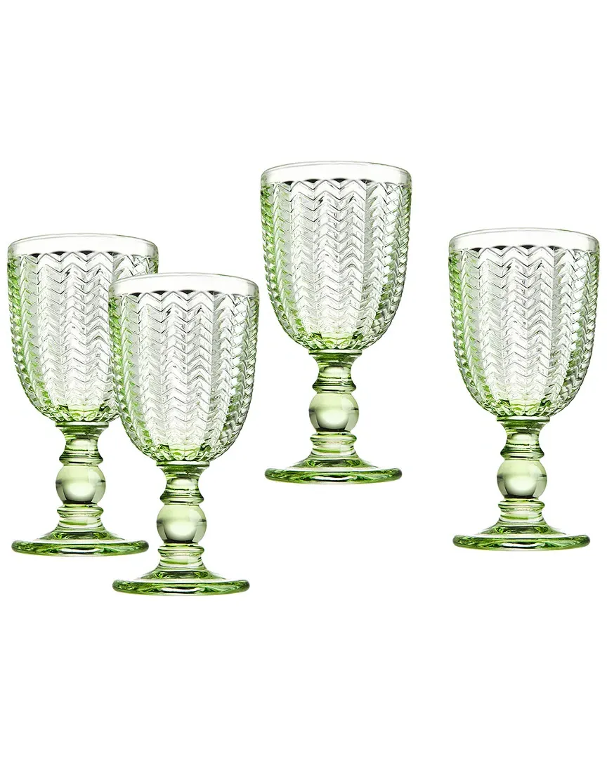 Twill Set of 4 Goblets
