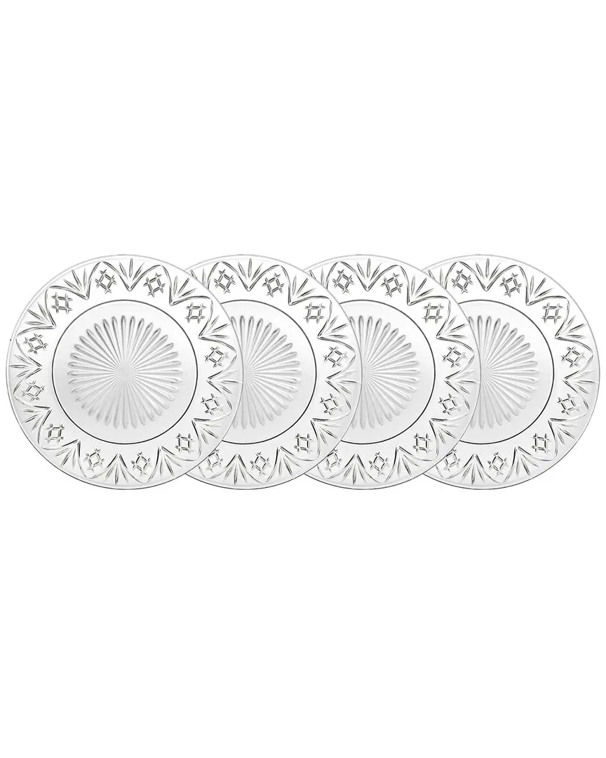Wales Salad Plates Set of 4 - Clear, Crystal image
