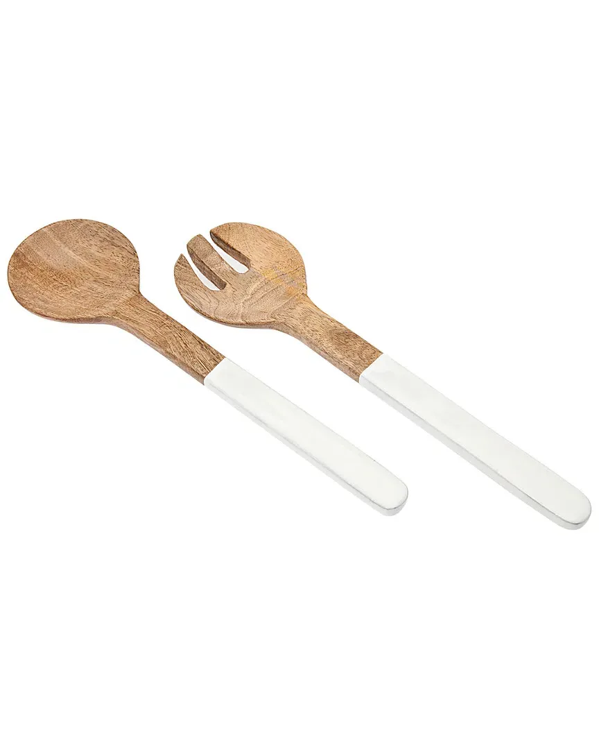 Wood Salad Servers - Natural image