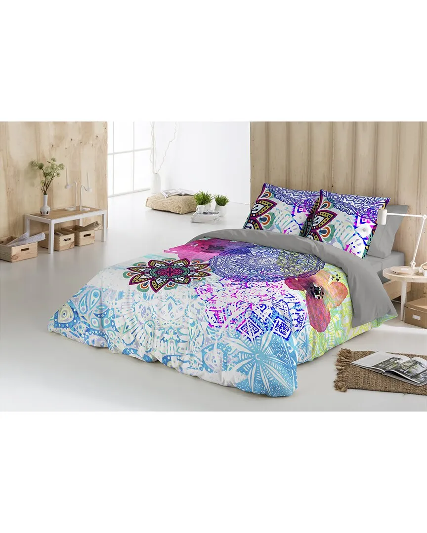 200 Thread Count Boden Twin Duvet Cover Set - Violet image